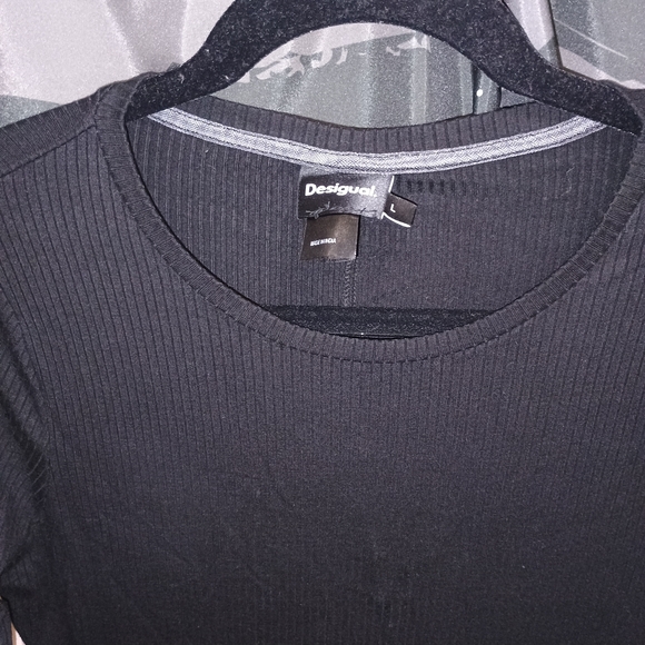 Desigual Black Long Sleeve Dress - Picture 4 of 9